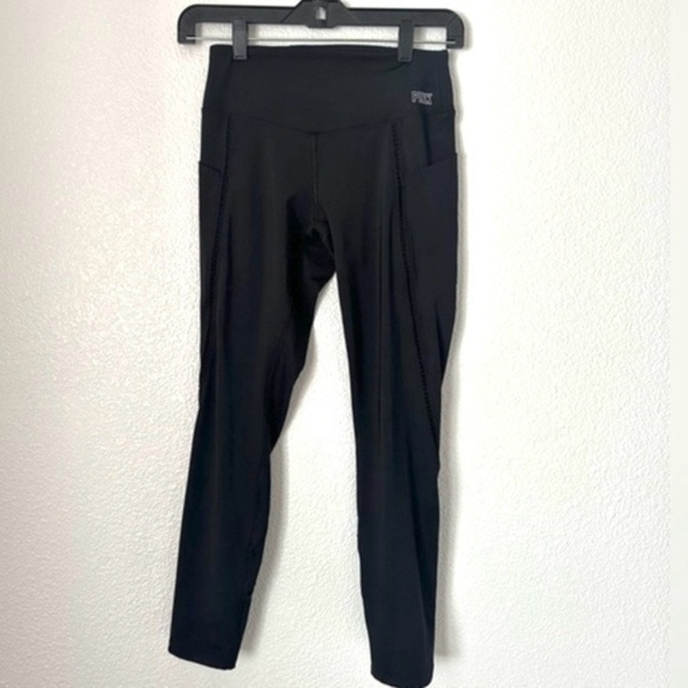 Victoria’s Secret Leggings Women’s S Black Activewear Cropped Pants